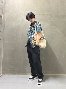 「URBAN RESEARCH DOORS（アーバンリサーチドアーズ）のpatagonia　MW 95 OVAL LOGO POKET T-SHIRTS（Tシャツ/カットソー、ベージュ系）」を使った、ujiharaさん（メンズ・172cm）の春コーディネート