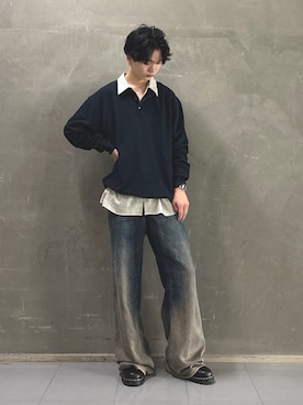「URBAN RESEARCH DOORS（アーバンリサーチドアーズ）のアイテム（Tシャツ/カットソー）」を使った、ujiharaさん（メンズ・172cm）の秋コーディネート