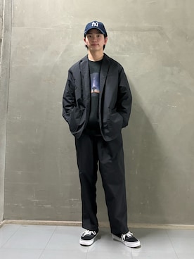 「URBAN RESEARCH DOORS（アーバンリサーチドアーズ）のアイテム（キャップ）」を使った、ujiharaさん（メンズ・172cm）の春コーディネート