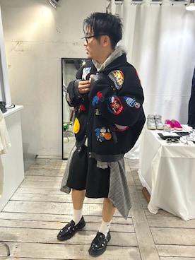 「CAMPER（カンペール）のアイテム」を使った、Masashiさん（メンズ・177cm）の春コーディネート