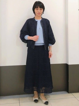 「Reflect（リフレクト）のアイテム」を使った、GMさん（レディース・155cm）の春コーディネート