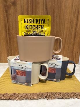 「アイテム（食器/キッチン）」を使った、YUKOさん（レディース・153cm）の秋コーディネート