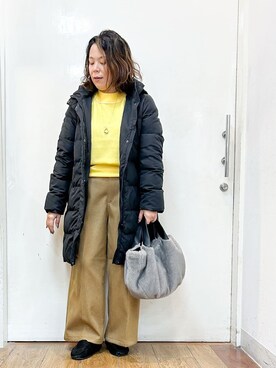 「DRESKIP（ドレスキップ）のアイテム」を使った、haruさん（レディース・148cm）の冬コーディネート