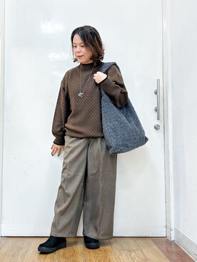 「DRESKIP（ドレスキップ）のアイテム」を使った、haruさん（レディース・148cm）の冬コーディネート