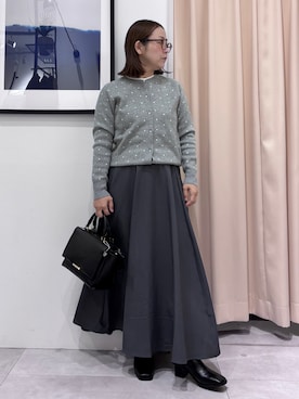 「THE SHOP TK （ザ ショップ ティーケー ）のアイテム（スカート）」を使った、SAKUさん（レディース・153cm）の秋コーディネート