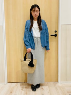 「INDIVI（インディヴィ）のアイテム」を使った、minamiさん（レディース・154cm）の春コーディネート