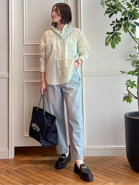 「NOMADIS（ノマディス）のアイテム」を使った、nakaoさん（レディース・160cm）の春コーディネート