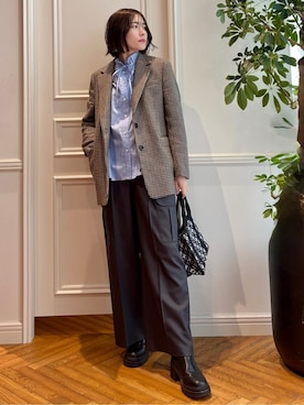nakaoさん（レディース・160cm）の冬コーディネート