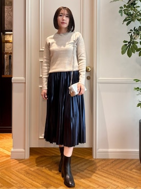 nakaoさん（レディース・160cm）の冬コーディネート