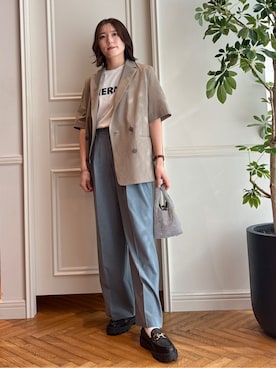 「Dhyana.（ディアナドット）のアイテム」を使った、nakaoさん（レディース・160cm）の春コーディネート