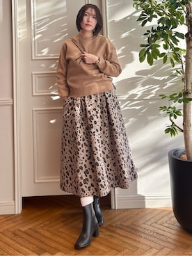 nakaoさん（レディース・160cm）の冬コーディネート