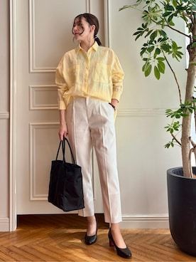 「NOMADIS（ノマディス）のアイテム」を使った、nakaoさん（レディース・160cm）の春コーディネート