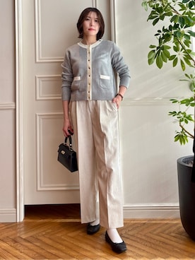 「AULENTTI（オウレンティ）のアイテム」を使った、nakaoさん（レディース・160cm）の冬コーディネート