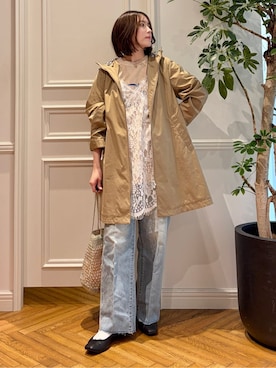 「NE QUITTEZ PAS!（ヌキテパ）のアイテム」を使った、nakaoさん（レディース・160cm）の春コーディネート