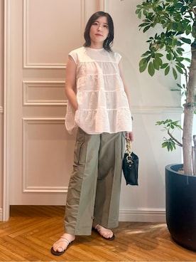 「Kassiopea（カシオペア）のアイテム」を使った、nakaoさん（レディース・160cm）の夏コーディネート