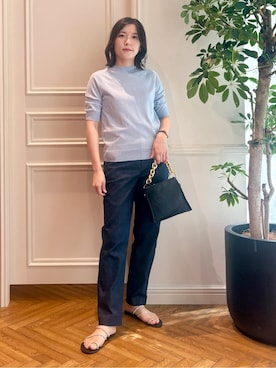 「Kassiopea（カシオペア）のアイテム」を使った、nakaoさん（レディース・160cm）の夏コーディネート