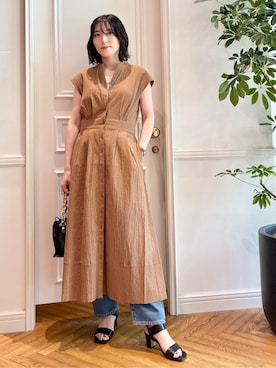 「Kassiopea（カシオペア）のアイテム」を使った、nakaoさん（レディース・160cm）の夏コーディネート