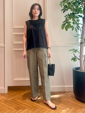 「Kassiopea（カシオペア）のアイテム」を使った、nakaoさん（レディース・160cm）の夏コーディネート