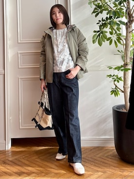 「NOMADIS（ノマディス）のアイテム」を使った、nakaoさん（レディース・160cm）の春コーディネート