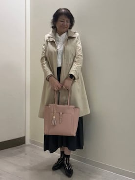 「Reflect（リフレクト）のアイテム（シューズ）」を使った、mariさん（レディース・160cm）の春コーディネート