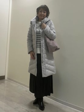 「Reflect（リフレクト）のアイテム（ダウンジャケット/コート）」を使った、mariさん（レディース・160cm）の冬コーディネート