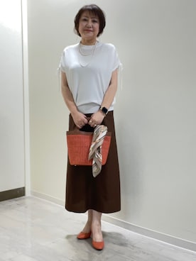 mariさん（レディース・160cm）の夏コーディネート