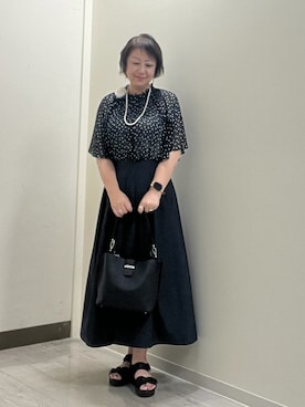 「オフィスカジュアル」｜mariさん（レディース・160cm）の夏コーディネート