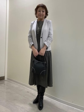 mariさん（レディース・160cm）の冬コーディネート