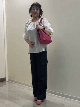 「COUP DE CHANCE（クードシャンス）のアイテム」を使った、mariさん（レディース・160cm）の春コーディネート