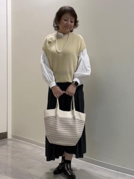 mariさん（レディース・160cm）の春コーディネート