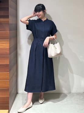 「OPAQUE.CLIP（オペークドットクリップ）のアイテム」を使った、中さん（レディース・168cm）の夏コーディネート