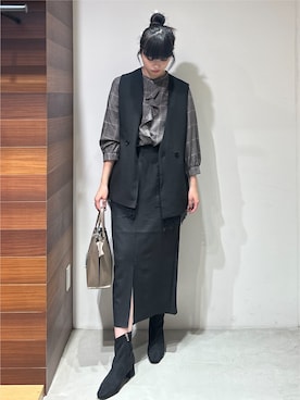 中さん(レディース・168cm)の秋コーディネート