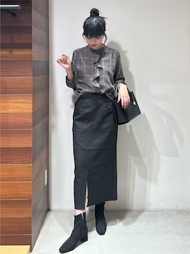 中さん(レディース・168cm)の秋コーディネート