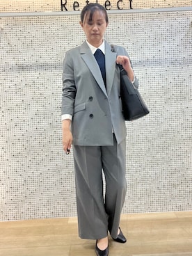 「Reflect（リフレクト）のアイテム」を使った、KAOさん（レディース・163cm）の秋コーディネート