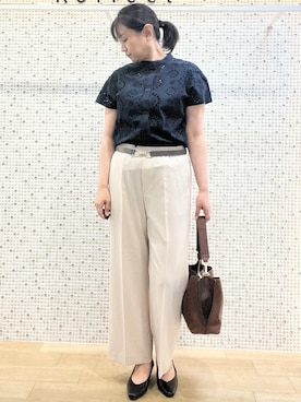 「Reflect（リフレクト）のアイテム」を使った、KAOさん（レディース・163cm）の夏コーディネート
