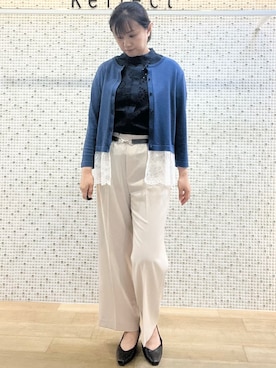 「Reflect（リフレクト）のアイテム」を使った、KAOさん（レディース・163cm）の夏コーディネート