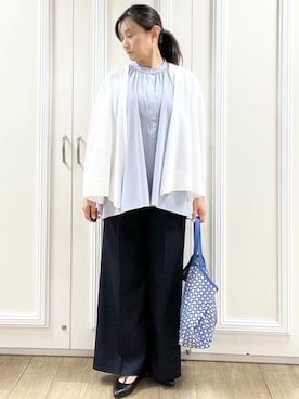 「Reflect（リフレクト）のアイテム」を使った、KAOさん（レディース・163cm）の春コーディネート