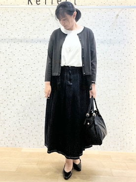 「Reflect（リフレクト）のアイテム」を使った、KAOさん（レディース・163cm）の夏コーディネート