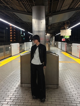 「GAP（ギャップ）のアイテム（ジャケット/アウター）」を使った、優さん（メンズ・170cm）の春コーディネート