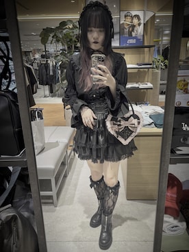 「パンク」｜mimiusaofficialさん（レディース・158cm）の春コーディネート