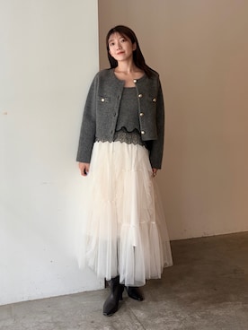 SAKI DAITSUさん(レディース・166cm)の秋コーディネート