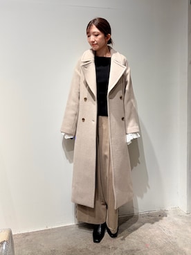「LAGUNAMOON（ラグナムーン）のアイテム」を使った、SAKI DAITSUさん（レディース・166cm）の秋コーディネート