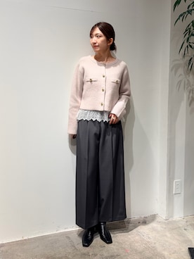 「LAGUNAMOON（ラグナムーン）のアイテム」を使った、SAKI DAITSUさん（レディース・166cm）の秋コーディネート