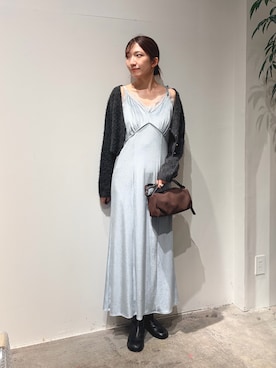 「LAGUNAMOON（ラグナムーン）のアイテム」を使った、SAKI DAITSUさん（レディース・166cm）の秋コーディネート
