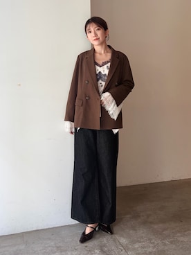 SAKI DAITSUさん(レディース・166cm)の秋コーディネート