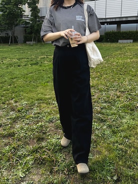 「ANME（アンメ）のアイテム」を使った、ちぇるさん（骨格ストレート・レディース・156cm）の夏コーディネート