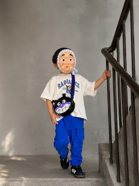 「GAP（ギャップ）のアイテム」を使った、　リッキーさん（キッズ・90cm）の春コーディネート