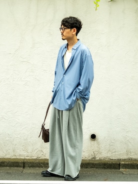 Junya Tobaさん(メンズ・175cm)の夏コーディネート