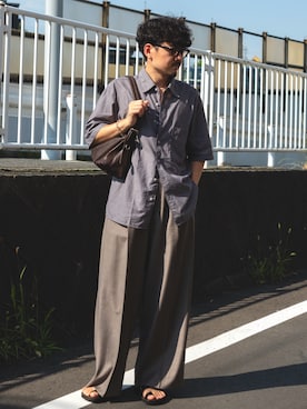 steinのスラックスを使った人気ファッションコーディネート - WEAR