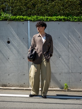 Junya  Tobaさん（メンズ・175cm）の春コーディネート